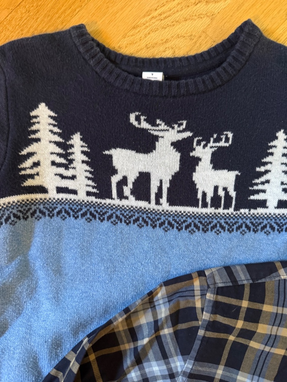 Janie and Jack Size 7 Sweater and Shirt Bundle - Picture 2 of 4